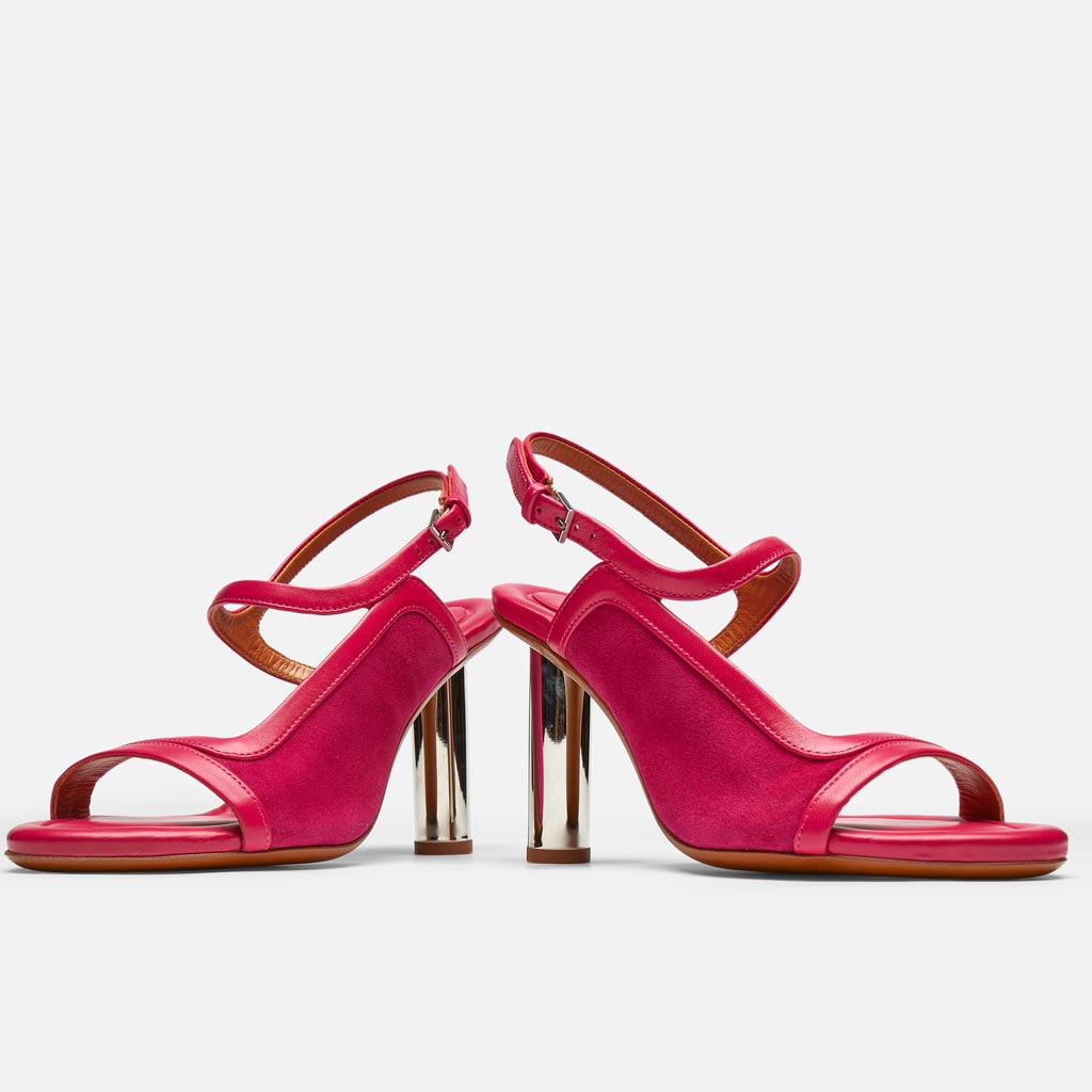 SANDALS - KALEA sandals, suede hibiscus - KALEAHIBSDEM350 - Clergerie Paris - USA
