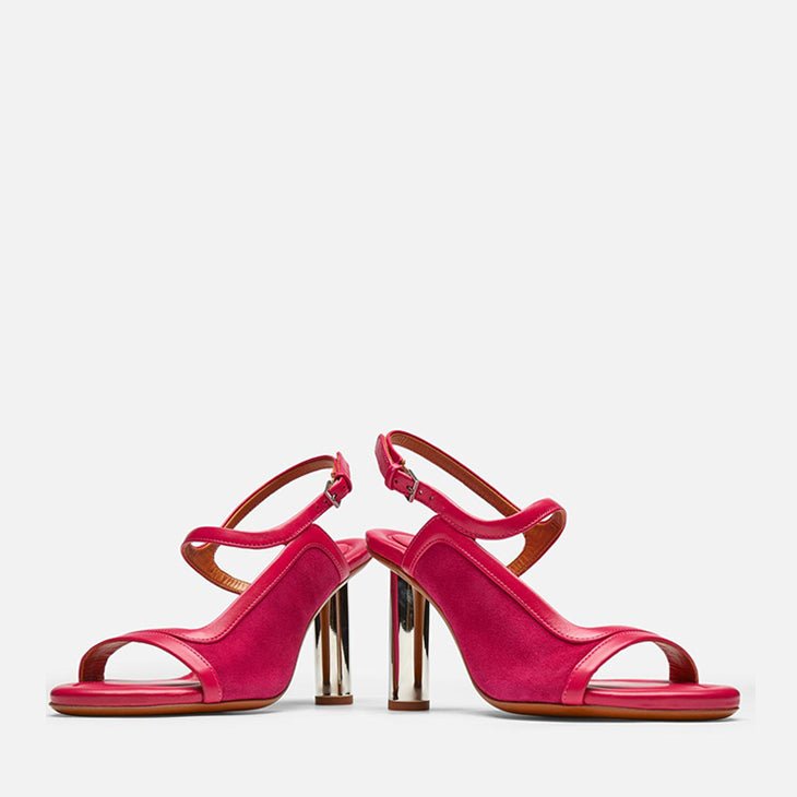 SANDALS - KALEA, suede hibiscus - Clergerie Paris - USA