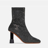 ANKLE BOOTS - KATTIE, fabric black || OUTLET - Clergerie Paris - USA