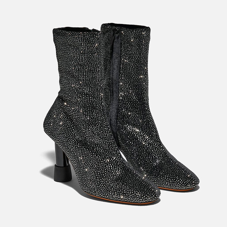 ANKLE BOOTS - KATTIE, fabric black || OUTLET - Clergerie Paris - USA