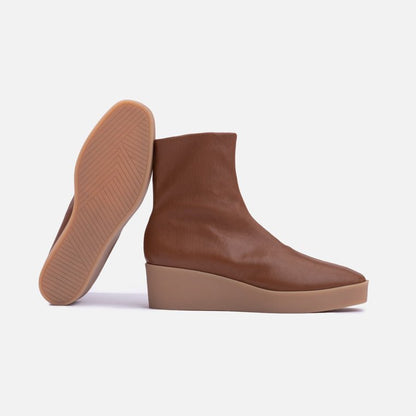 ANKLE BOOTS - LEXA ankle boots, stretch lambskin brown || OUTLET - LEXA6WOONAPM350 - Clergerie Paris - USA