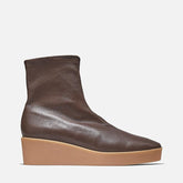 ANKLE BOOTS - LEXA, brown stretch || OUTLET - Clergerie Paris - USA