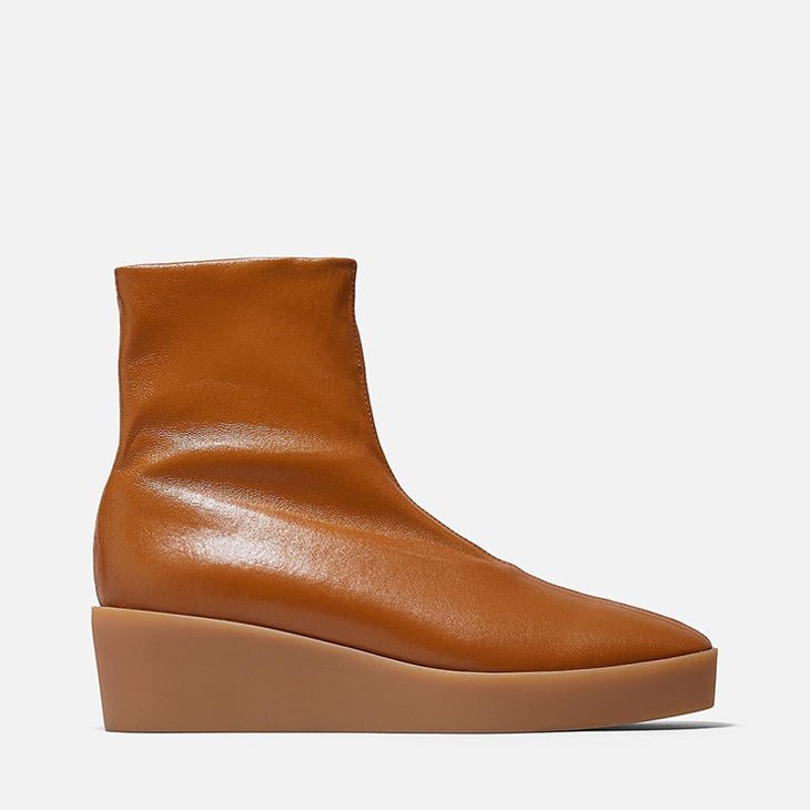 ANKLE BOOTS - LEXA, rust stretch || OUTLET - Clergerie Paris - USA