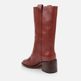 HIGH BOOTS - LIDA, garnet - Clergerie Paris - USA