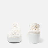 DERBIES - LISA, white raffia || OUTLET - Clergerie Paris - USA