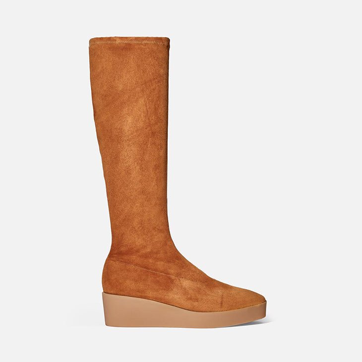 HIGH BOOTS - LOANE, suede rust || OUTLET - Clergerie Paris - USA