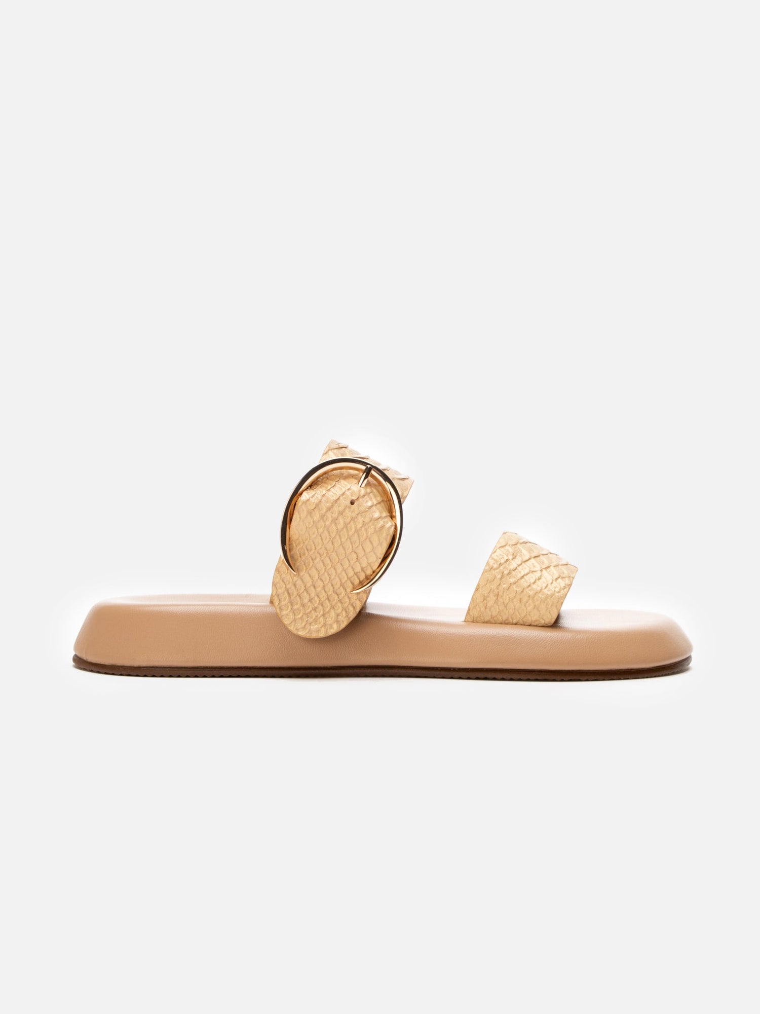 SANDALS - LOUD, nude snake effect - Clergerie Paris - USA