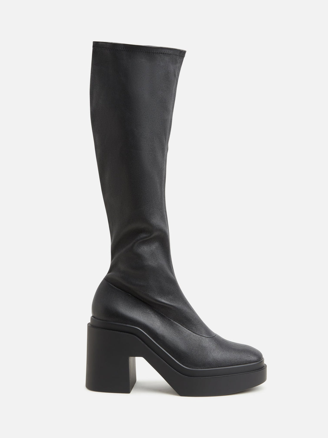 HIGH BOOTS - NALINI, stretch black - Clergerie Paris - USA