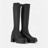 HIGH BOOTS - NALINI, stretch black - Clergerie Paris - USA