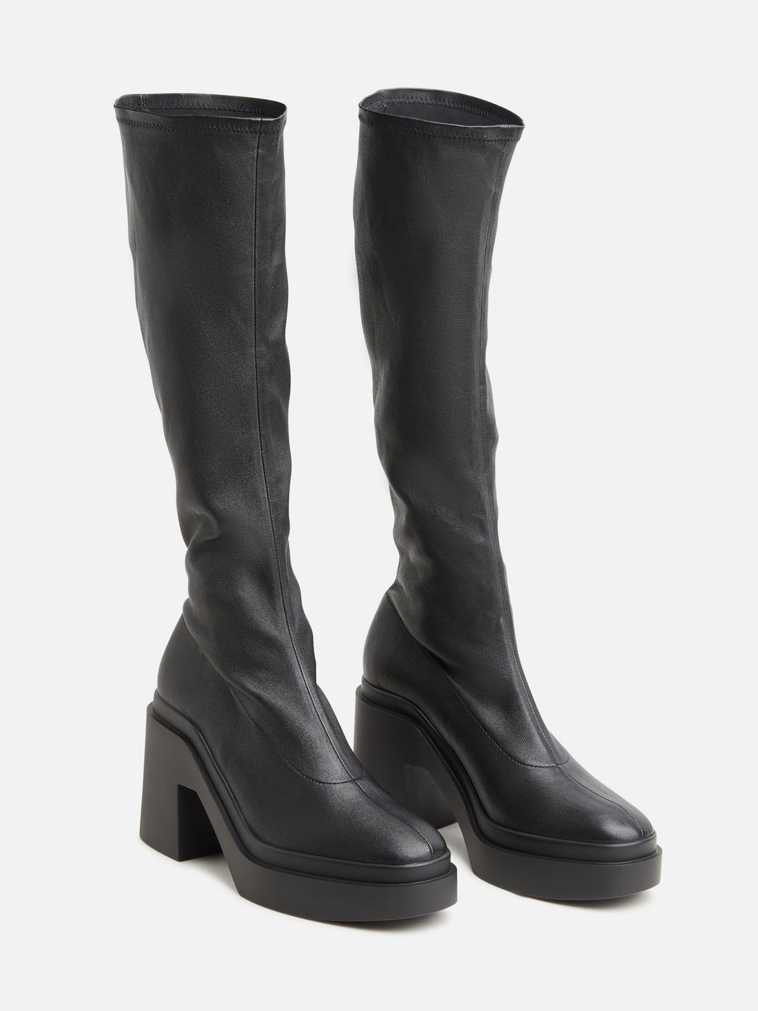 HIGH BOOTS - NALINI, stretch black - Clergerie Paris - USA