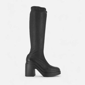 HIGH BOOTS - NALINI, stretch black - Clergerie Paris - USA