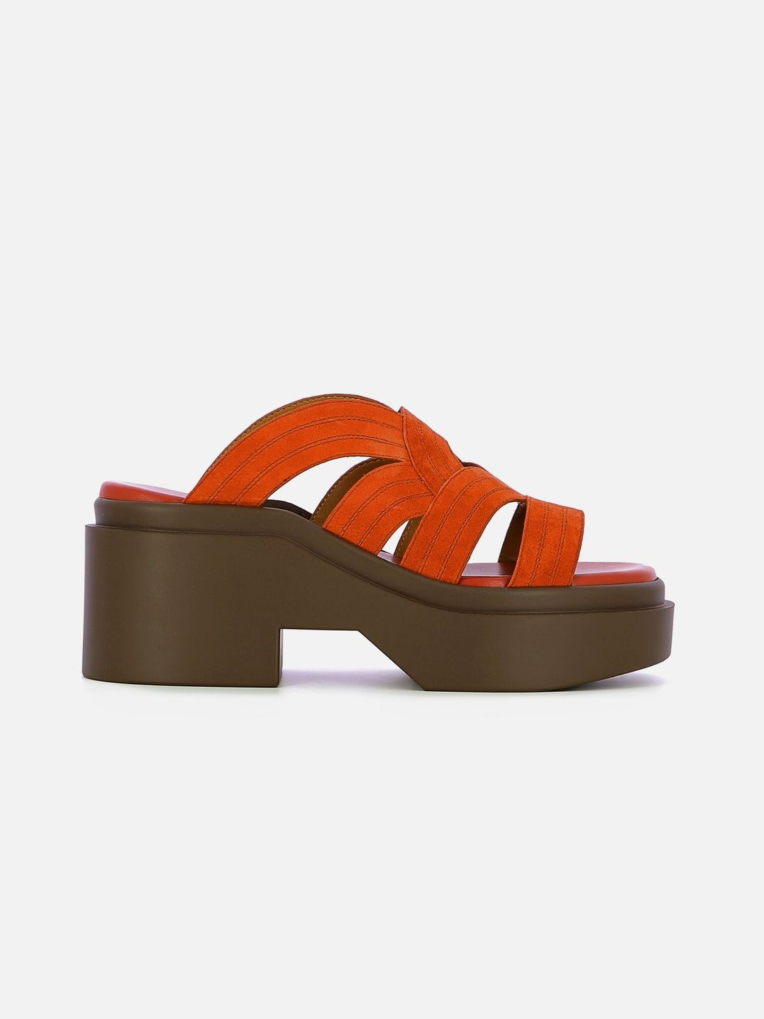 SANDALS - NEJI, jaspe suede - Clergerie Paris - USA