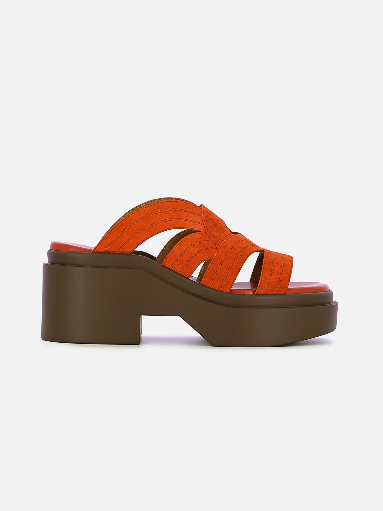 SANDALS - NEJI, jaspe suede - Clergerie Paris - USA