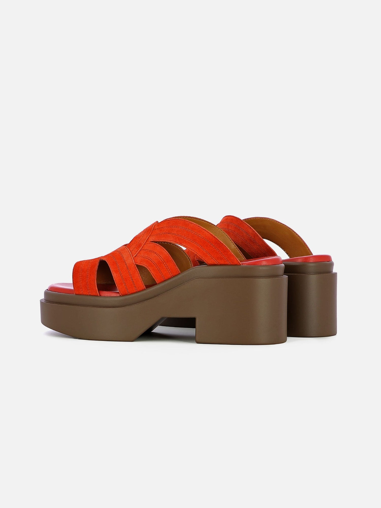 SANDALS - NEJI, jaspe suede - Clergerie Paris - USA