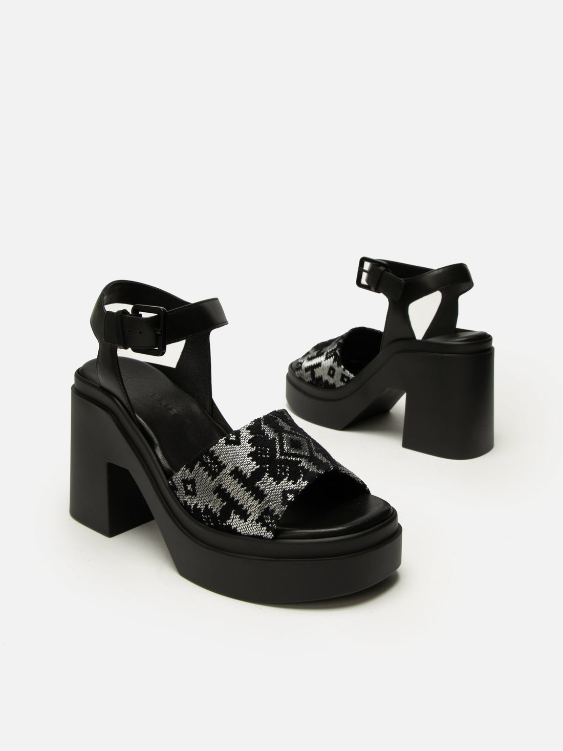 SANDALS - NELIO, fabric black - Clergerie Paris - USA