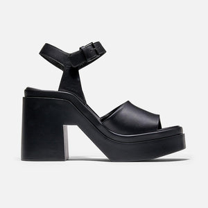 SANDALS - NELIO sandals, black smooth calfskin - NELIOBLKLCAM350 - Clergerie Paris - USA