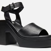 SANDALS - NELIO sandals, black smooth calfskin - NELIOBLKLCAM350 - Clergerie Paris - USA