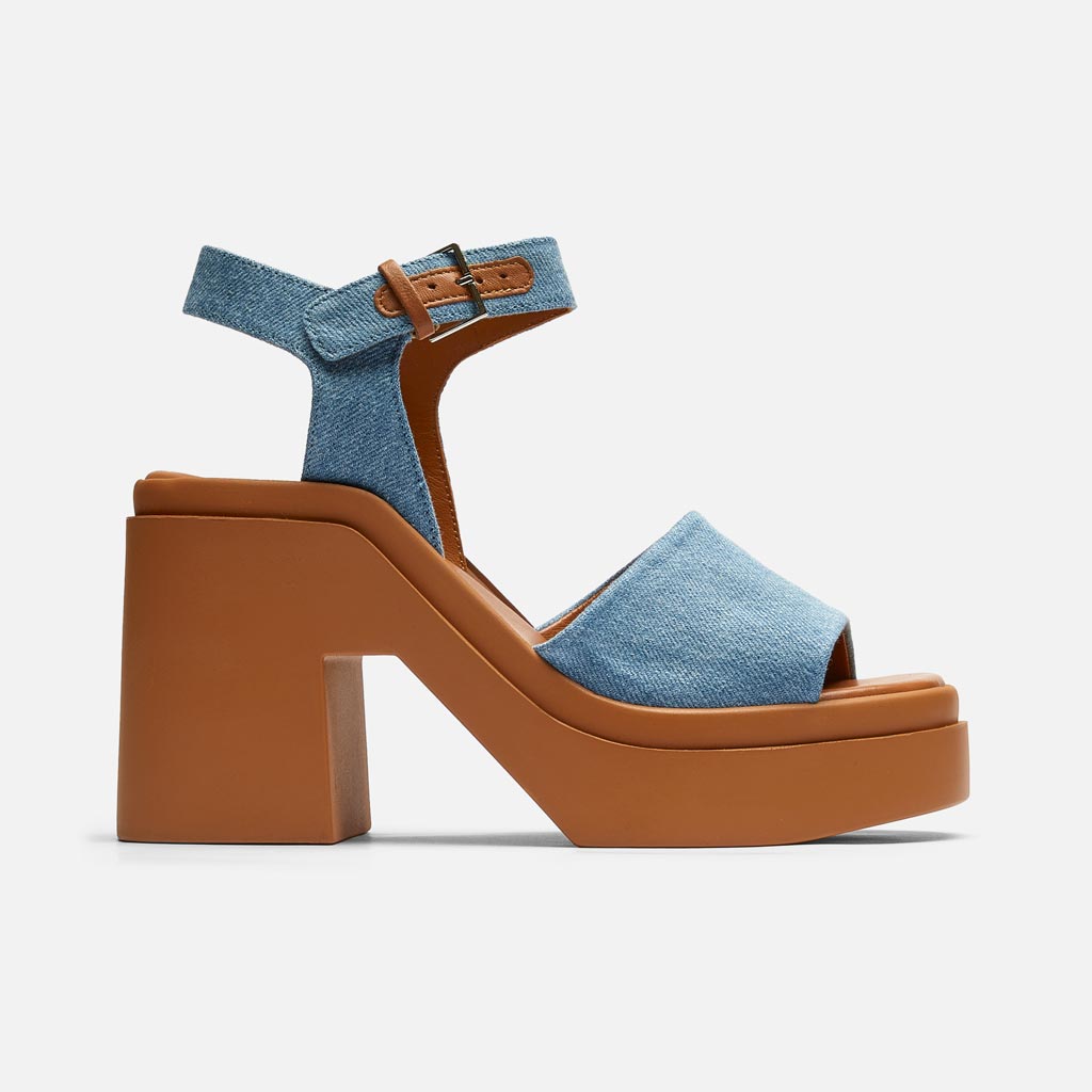 SANDALS - NELIO sandals, pacific blue jean || OUTLET - NELIOJLONNAPM350 - Clergerie Paris - USA