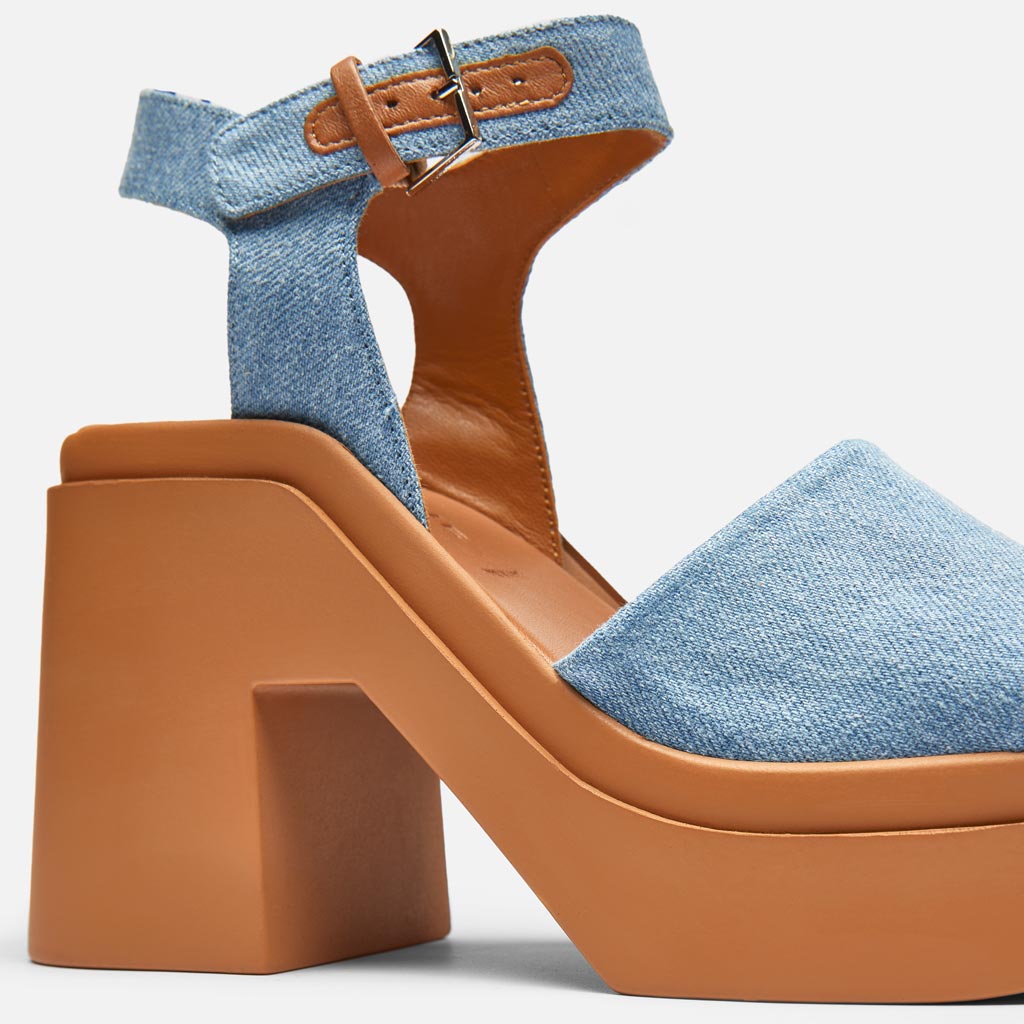 SANDALS - NELIO sandals, pacific blue jean || OUTLET - NELIOJLONNAPM350 - Clergerie Paris - USA