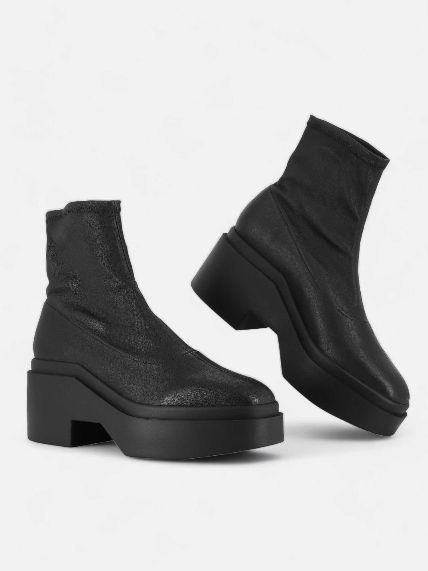 ANKLE BOOTS - NELLE ankle boots, stretch lambskin black - NELLEBLKNPSM340 - Clergerie Paris - USA
