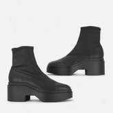 ANKLE BOOTS - NELLE, stretch black - Clergerie Paris - USA