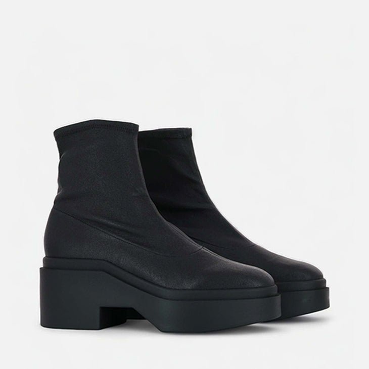 ANKLE BOOTS - NELLE, stretch black - Clergerie Paris - USA