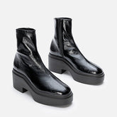 ANKLE BOOTS - NELLE, stretch naplak black - Clergerie Paris - USA