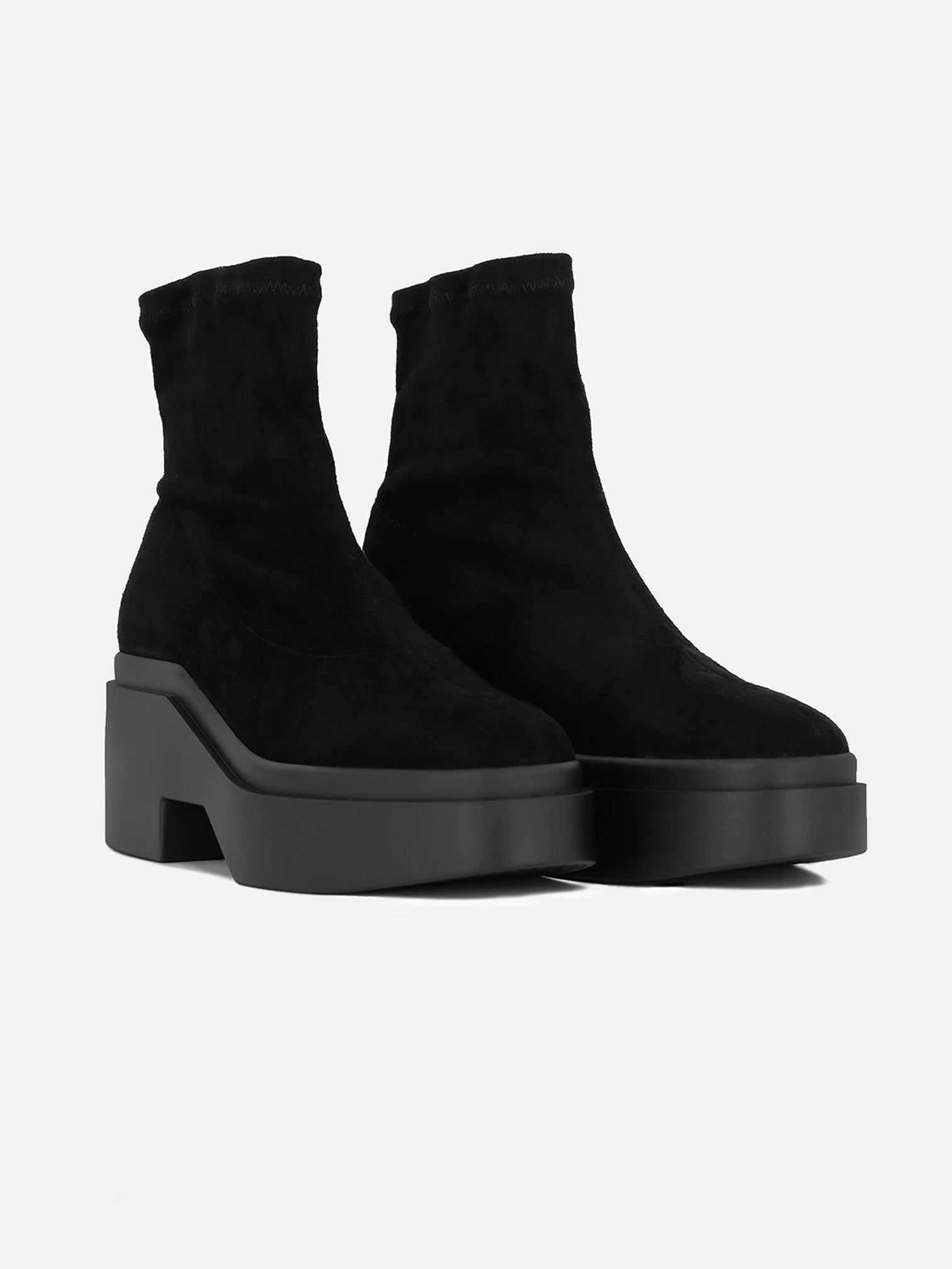 ANKLE BOOTS - NELLE, suede black - Clergerie Paris - USA