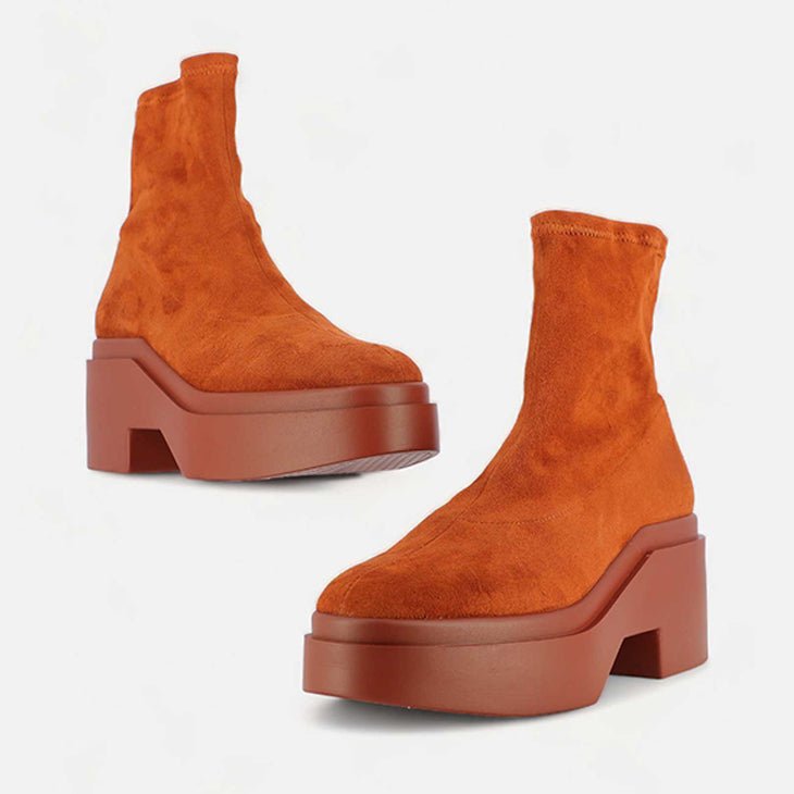 ANKLE BOOTS - NELLE, suede brown || OUTLET - Clergerie Paris - USA