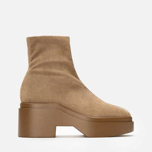 ANKLE BOOTS - NELLE, suede stretch gobi - Clergerie Paris - USA