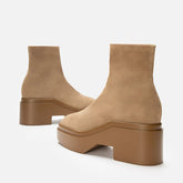 ANKLE BOOTS - NELLE, suede stretch gobi - Clergerie Paris - USA