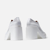 DERBIES - NICOLA derbies, calfskin white || OUTLET - NICOLAWHICAFM350 - Clergerie Paris - USA