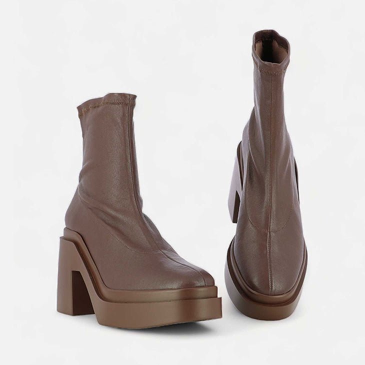 ANKLE BOOTS - NINA, dark brown || OUTLET - Clergerie Paris - USA