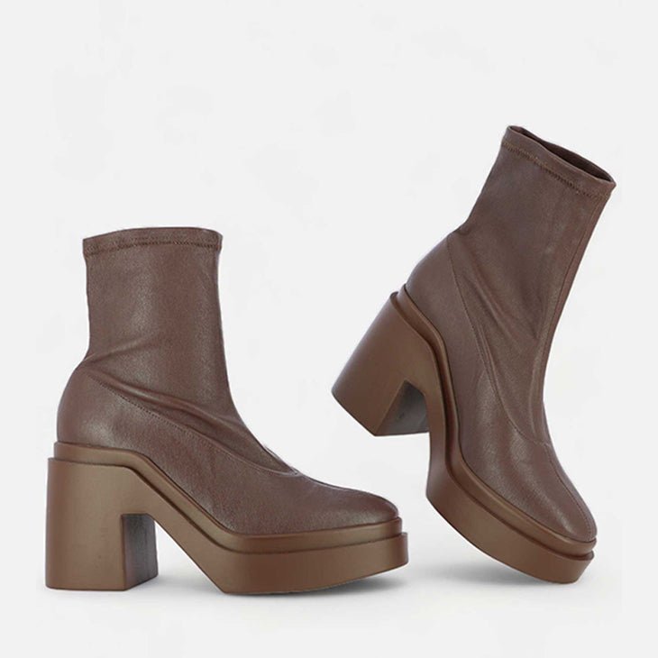 ANKLE BOOTS - NINA, dark brown || OUTLET - Clergerie Paris - USA