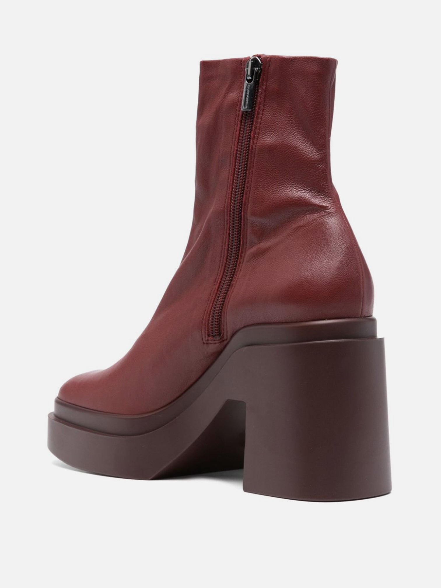 ANKLE BOOTS - NINA, stretch garnet - Clergerie Paris - USA