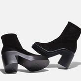 ANKLE BOOTS - NINA, suede black - Clergerie Paris - USA