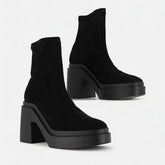 ANKLE BOOTS - NINA, suede black - Clergerie Paris - USA