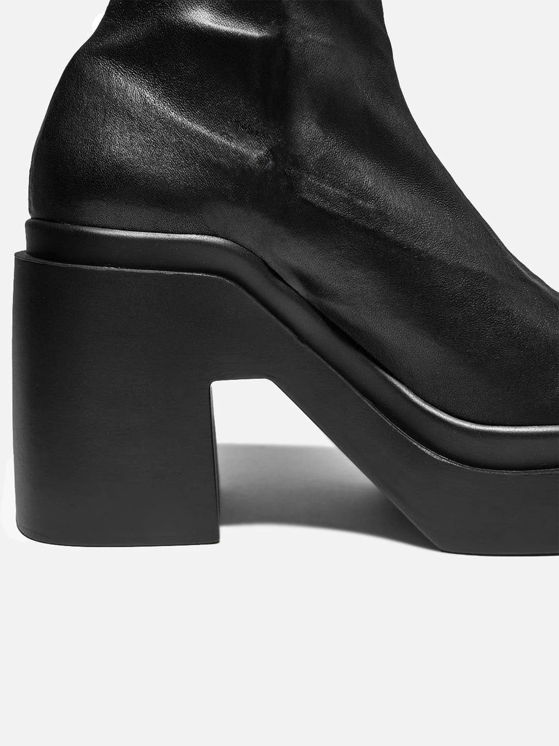 NINA ankle boots, leather black