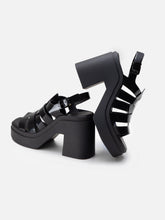 SANDALS - NINDY, gloss black - Clergerie Paris - USA