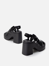 SANDALS - NINDY, gloss black - Clergerie Paris - USA