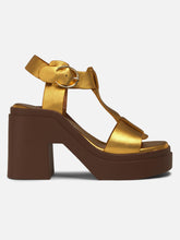 SANDALS - NOSTA, golden - Clergerie Paris - USA