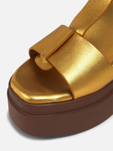 SANDALS - NOSTA, golden - Clergerie Paris - USA