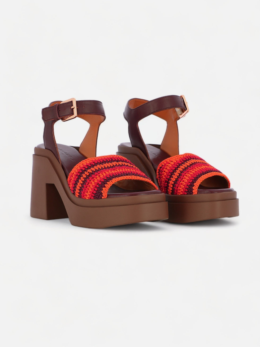 SANDALS - NOUST, crochet red - Clergerie Paris - USA