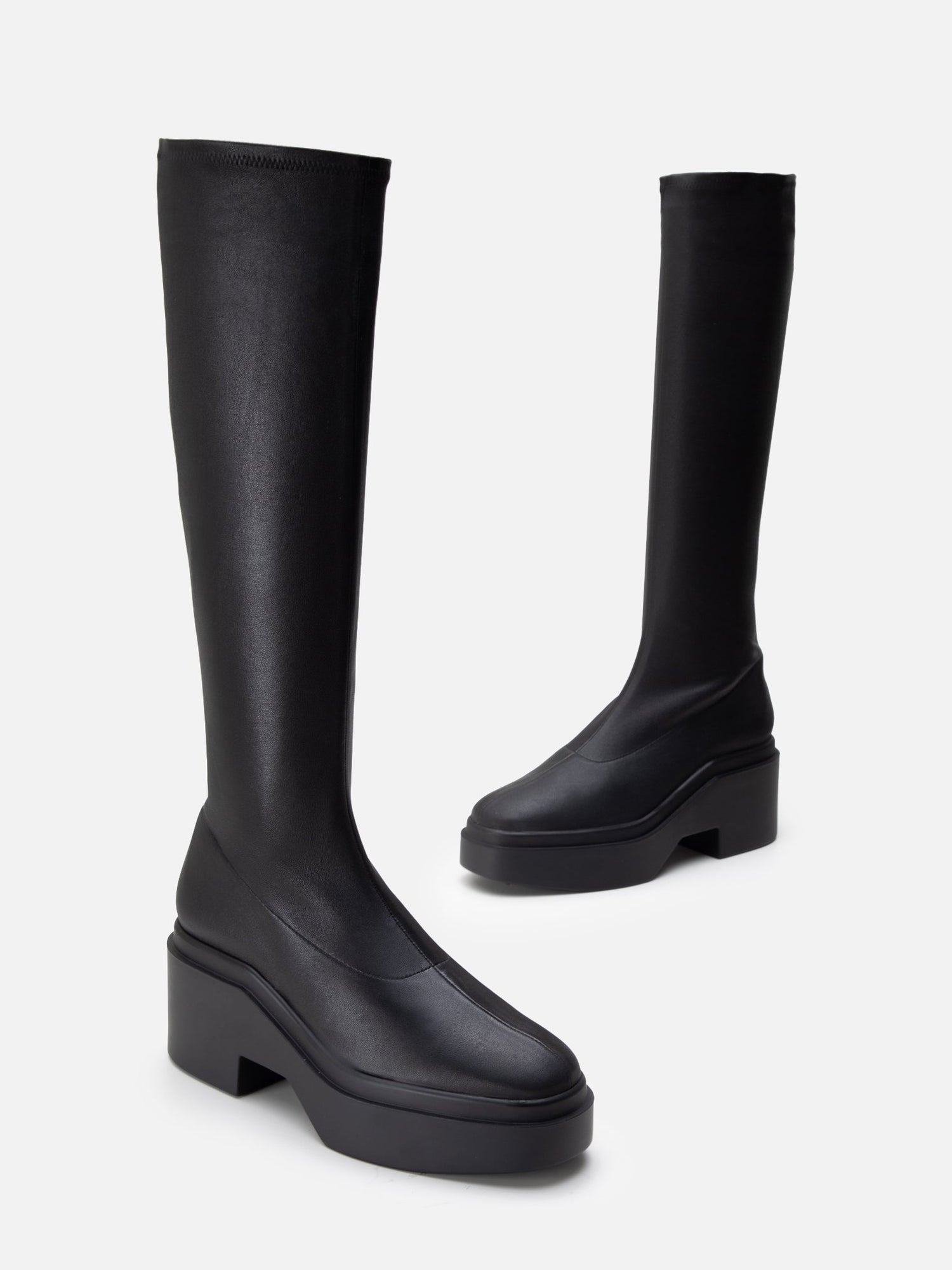 HIGH BOOTS - NOVA, stretch black - Clergerie Paris - USA