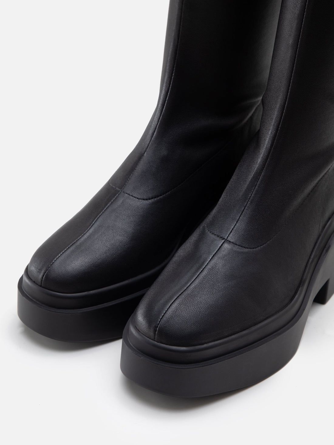 HIGH BOOTS - NOVA, stretch black - Clergerie Paris - USA