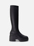 HIGH BOOTS - NOVA, stretch black - Clergerie Paris - USA