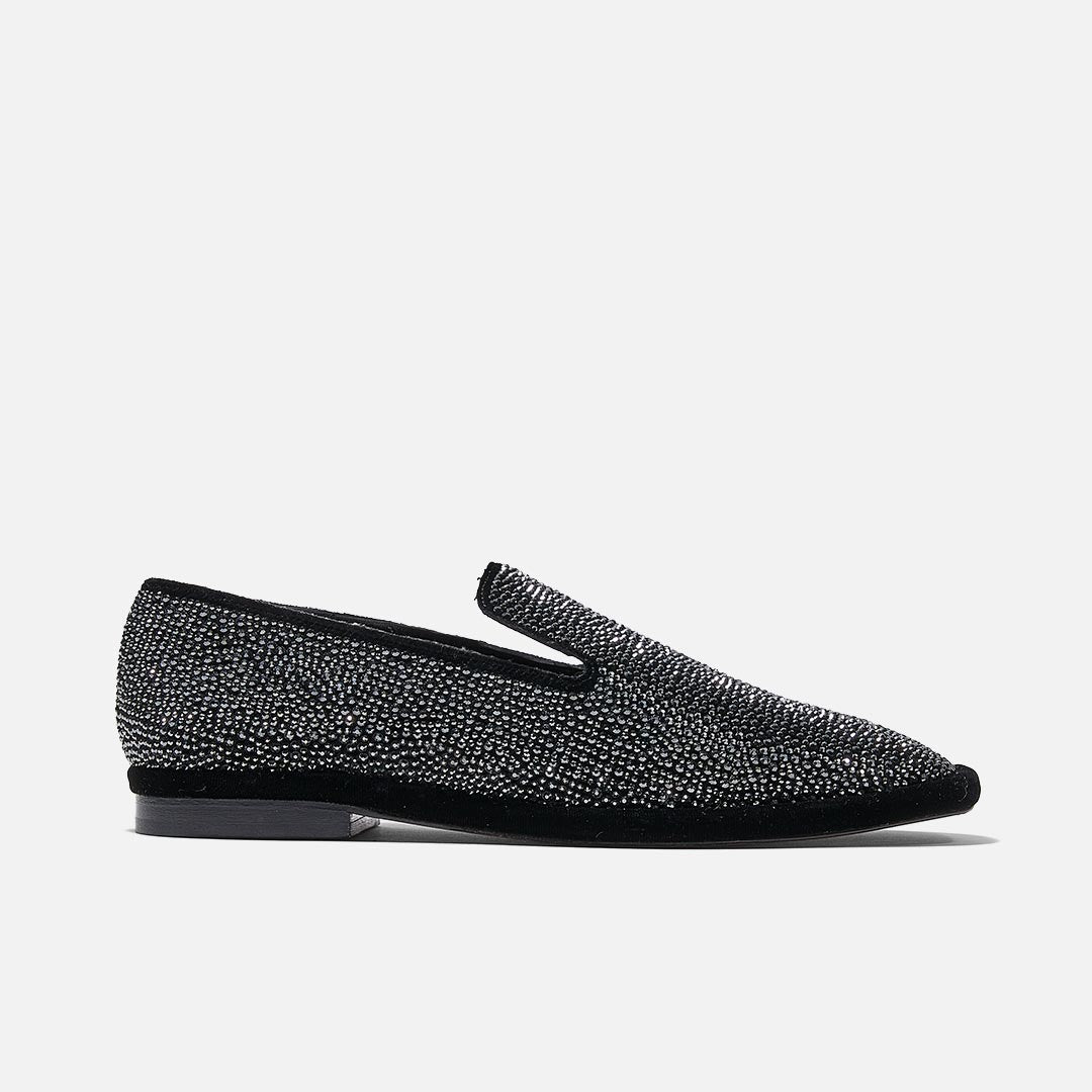 LOAFERS - OLINE loafers, fabric black || OUTLET - OLINEBLAVLVM340 - Clergerie Paris - USA