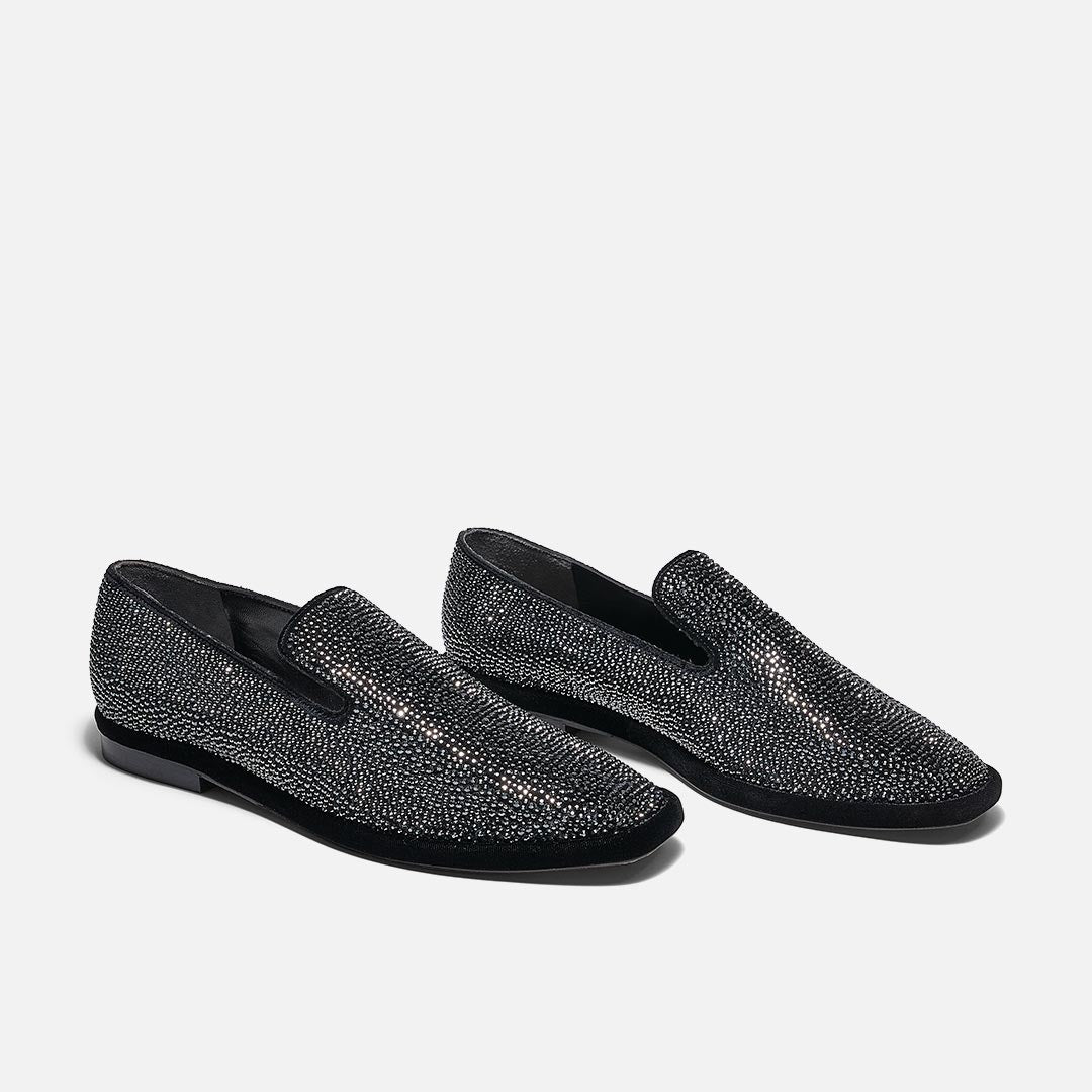 LOAFERS - OLINE loafers, fabric black || OUTLET - OLINEBLAVLVM340 - Clergerie Paris - USA