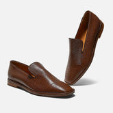 LOAFERS - OLYMPIA loafers, brown lizard printed || OUTLET - OLYMPIAT7COFMTEM350 - Clergerie Paris - USA