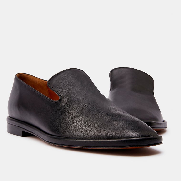 LOAFERS - OLYMPIA loafers, lambskin black - OLYMPIA7BLKNAPM350 - Clergerie Paris - USA